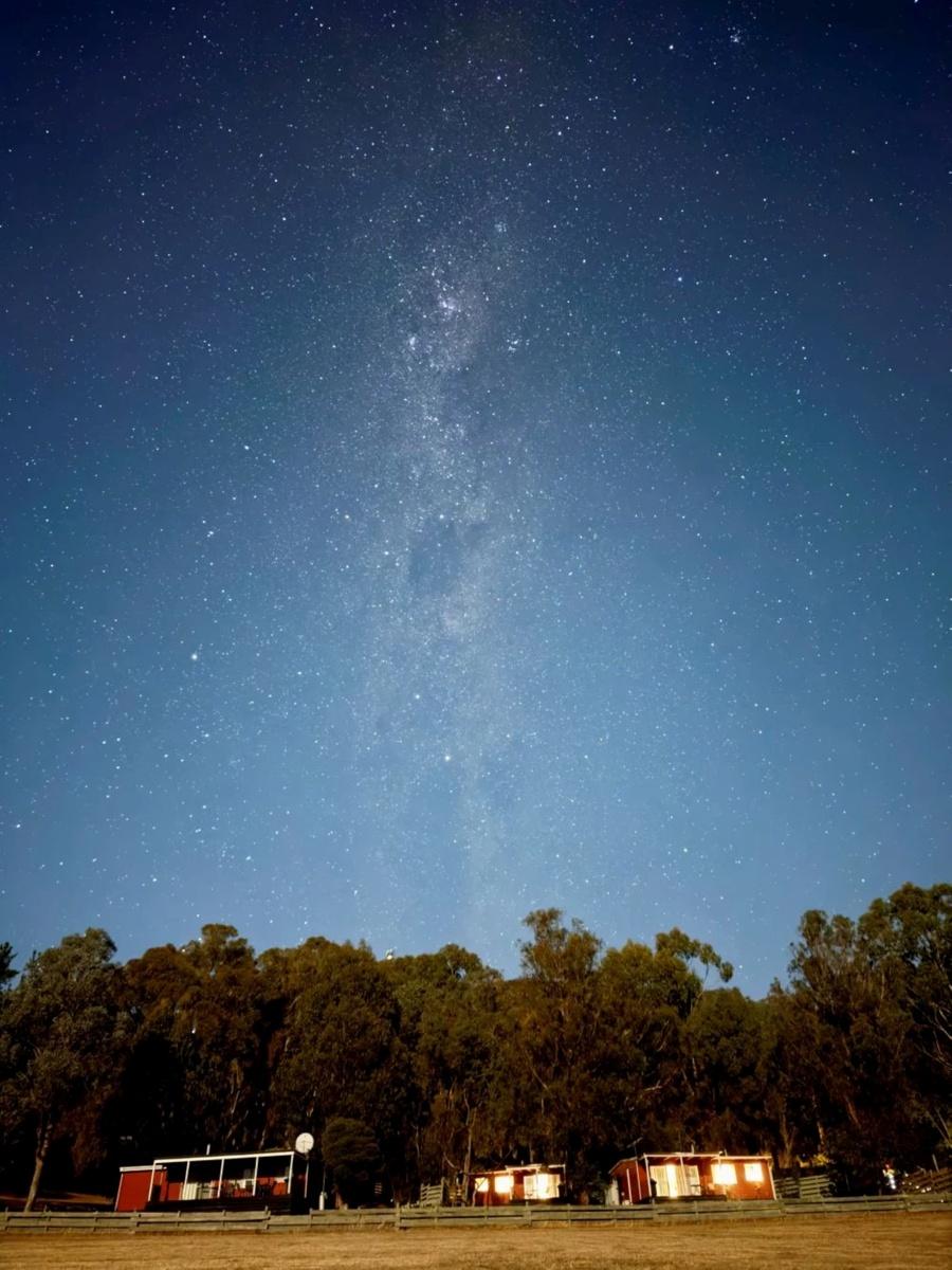 cottages starry night 1