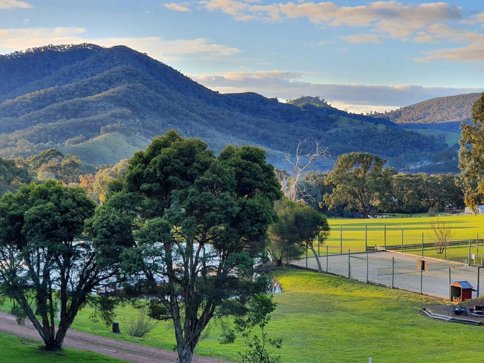 paddock & tennis court